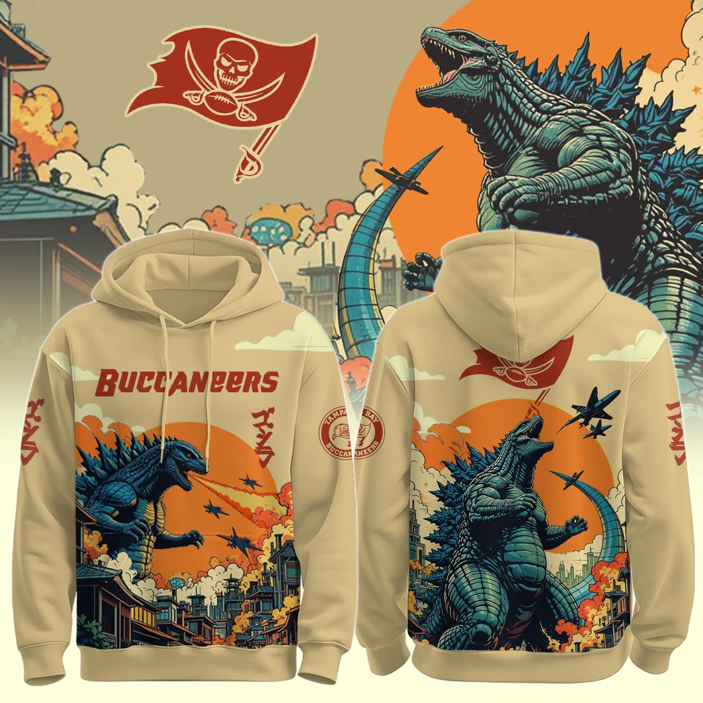 TB Buccaneers Special Godzilla Limited Edition Hoodie