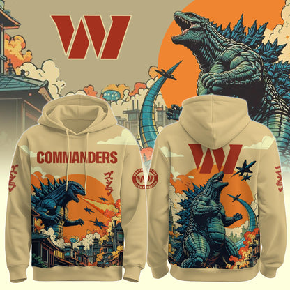 WAS Commanders Special Godzilla Limited Edition Hoodie