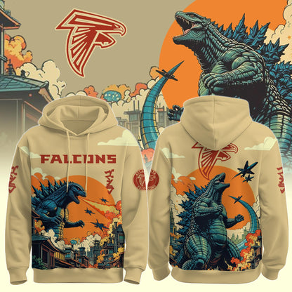 ATL Falcons Special Godzilla Limited Edition Hoodie