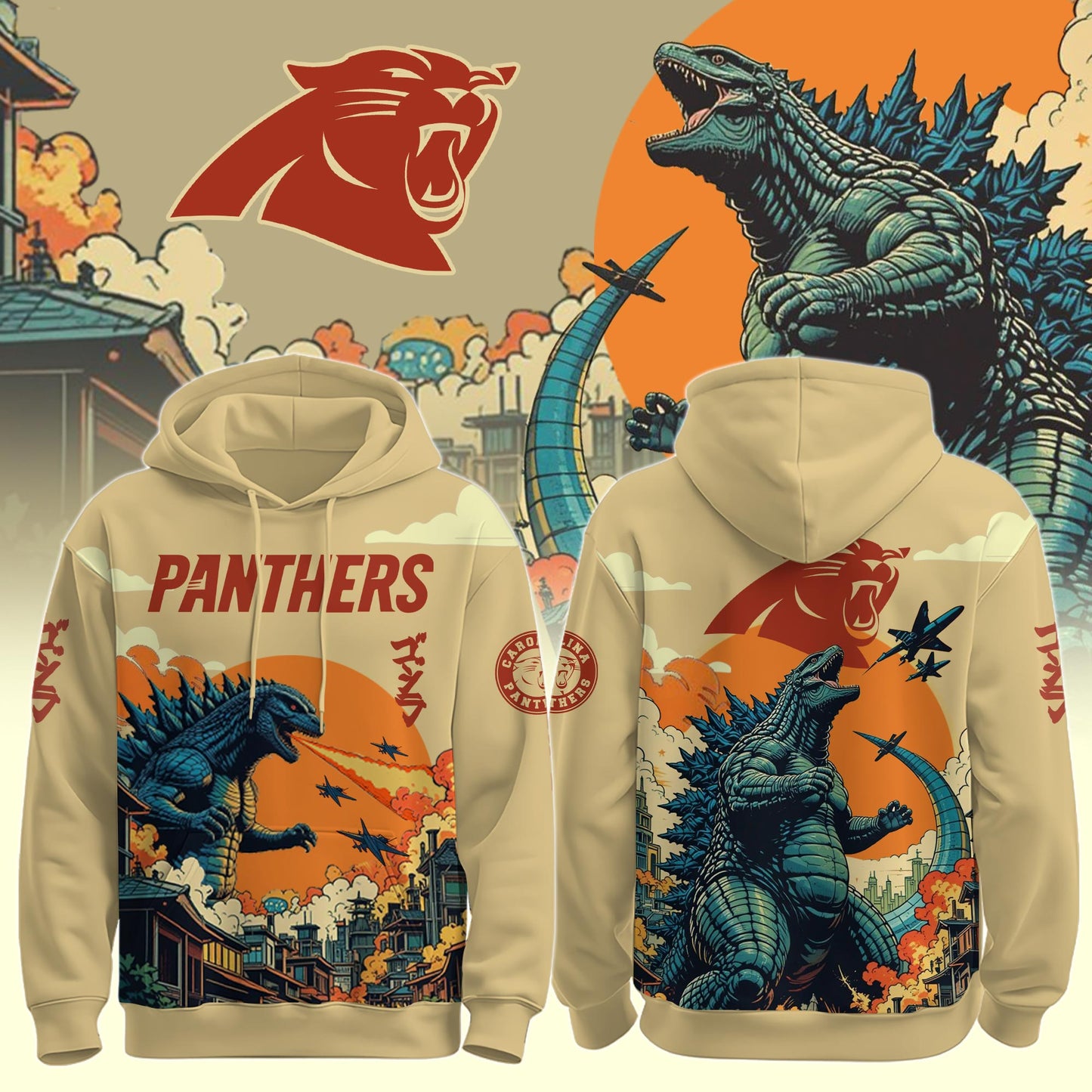 CAR Panthers Special Godzilla Limited Edition Hoodie