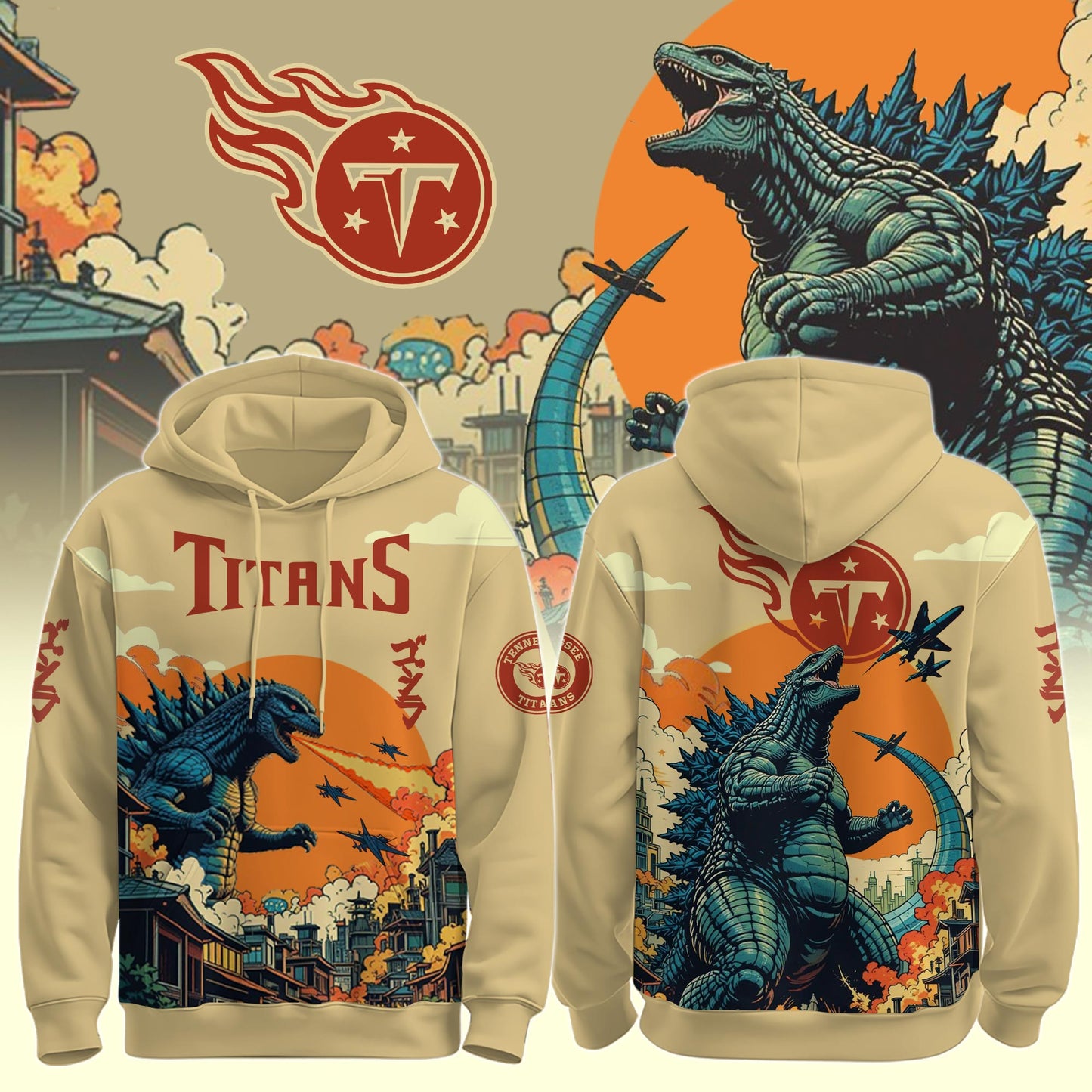 TEN Titans Special Godzilla Limited Edition Hoodie