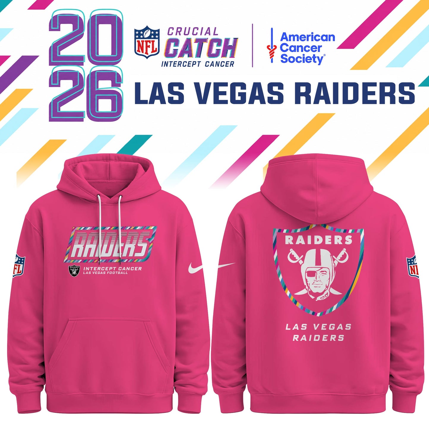 Las Vegas Raiders 2026 Crucial Catch Limited Hoodie
