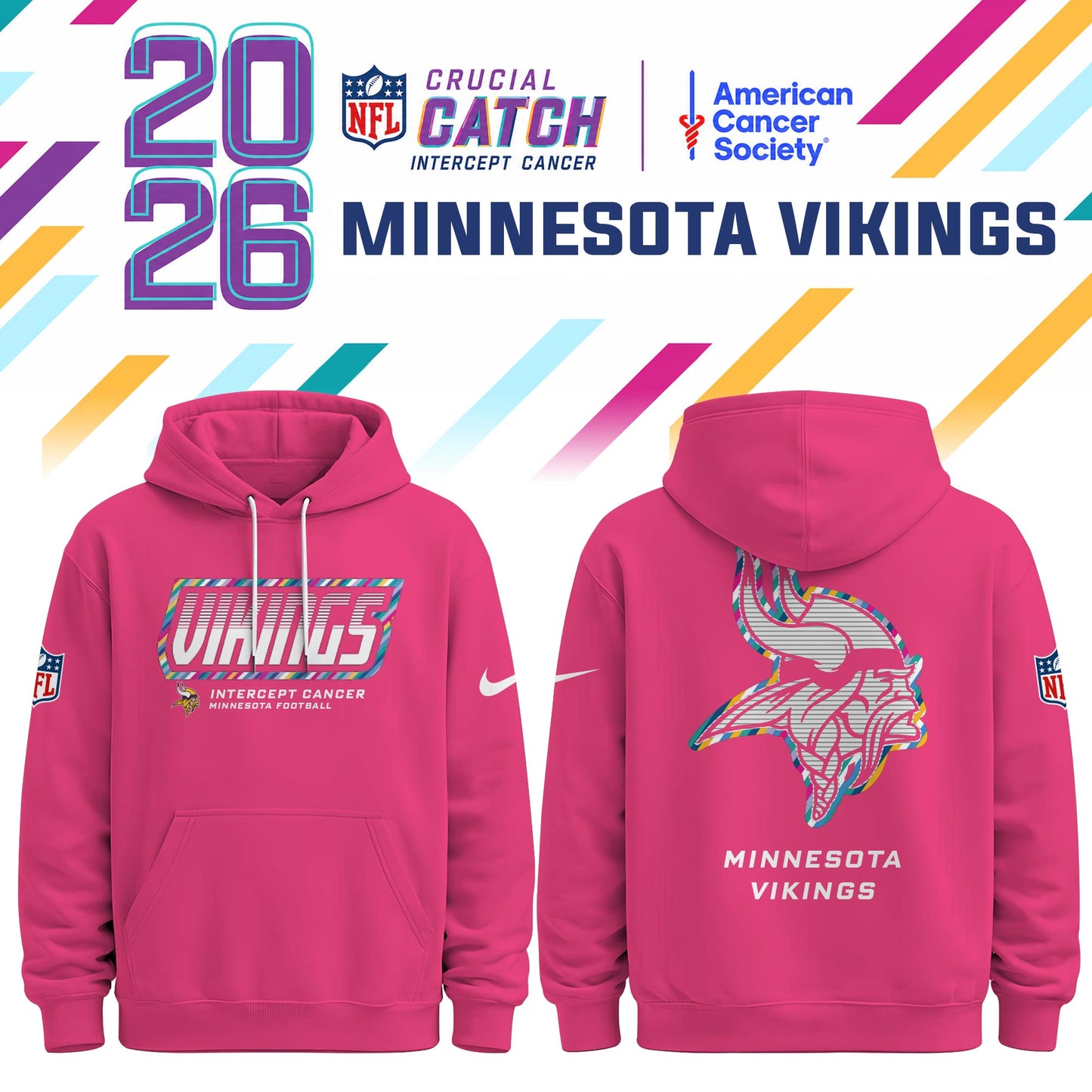 Minnesota Vikings 2026 Crucial Catch Limited Hoodie