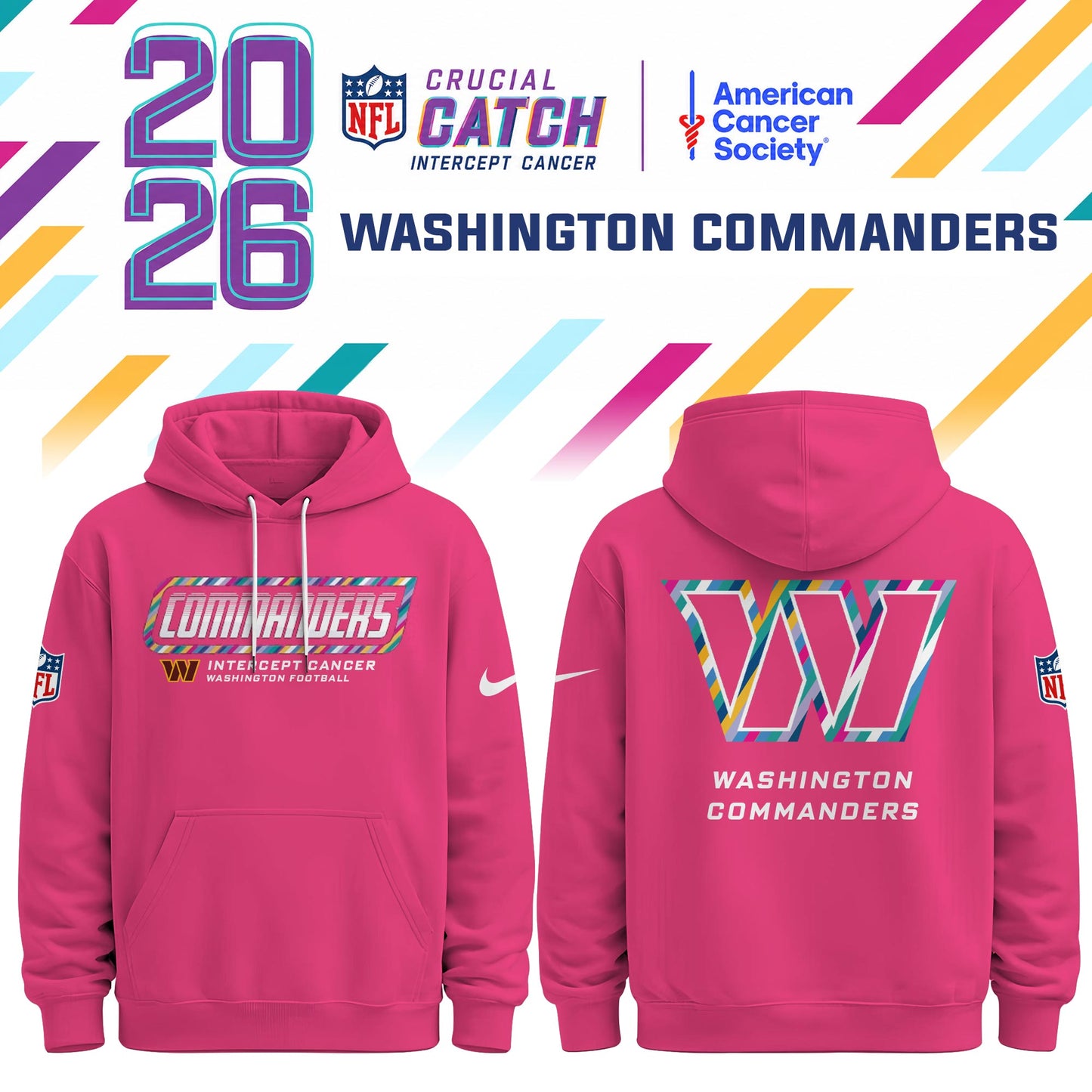 Washington Commanders 2026 Crucial Catch Limited Hoodie
