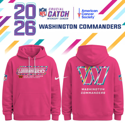 Washington Commanders 2026 Crucial Catch Limited Hoodie