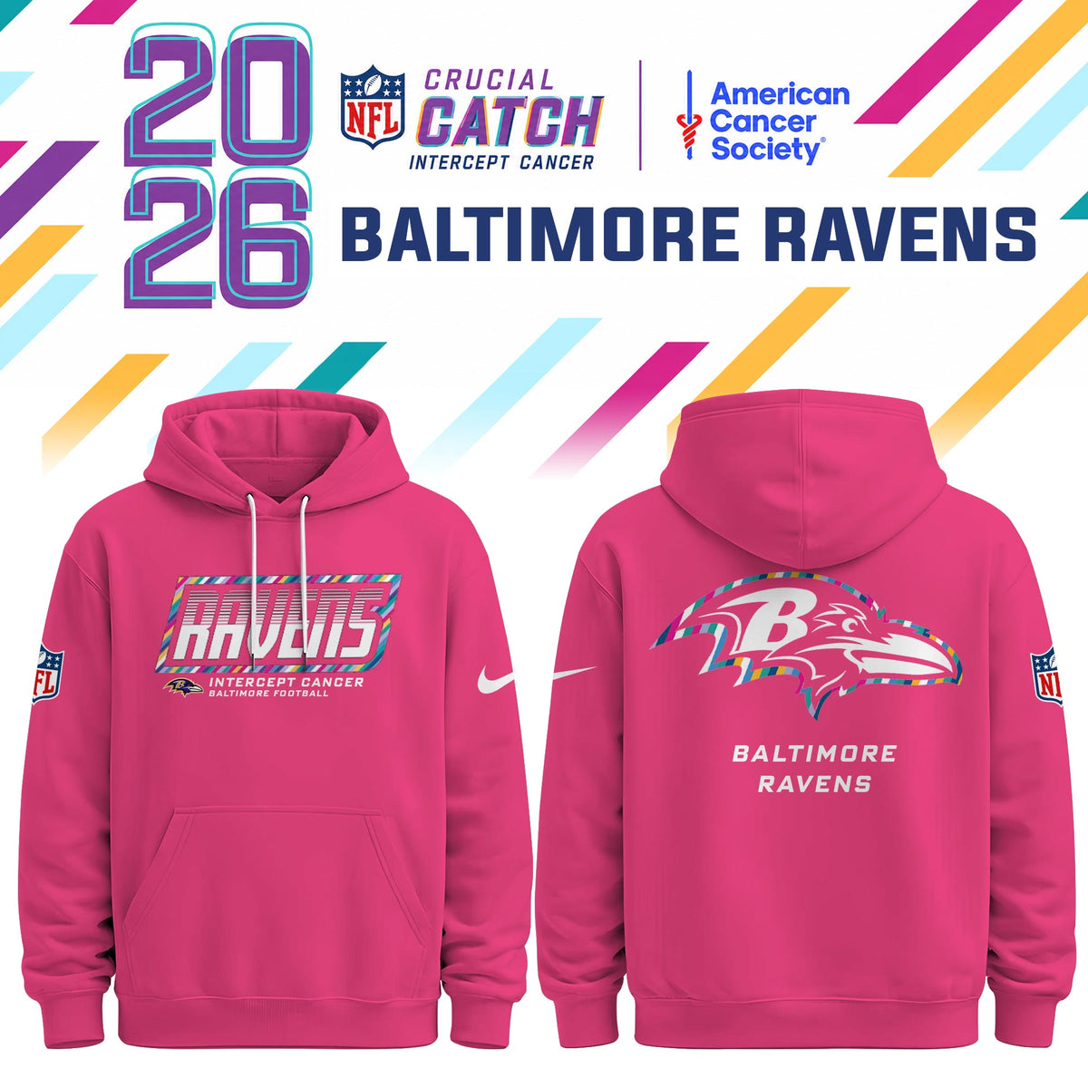Baltimore Ravens 2026 Crucial Catch Limited Hoodie