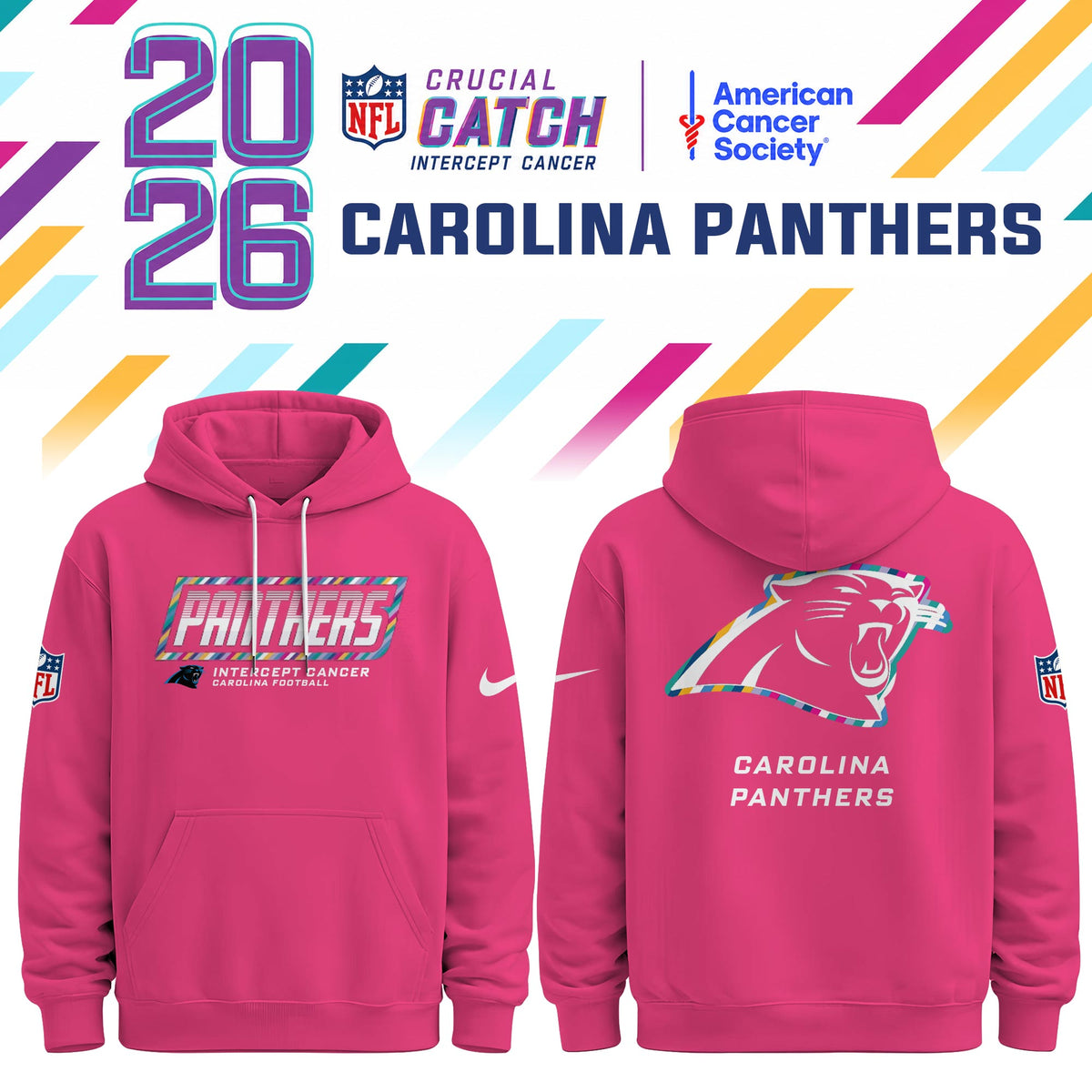 Carolina Panthers 2026 Crucial Catch Limited Hoodie