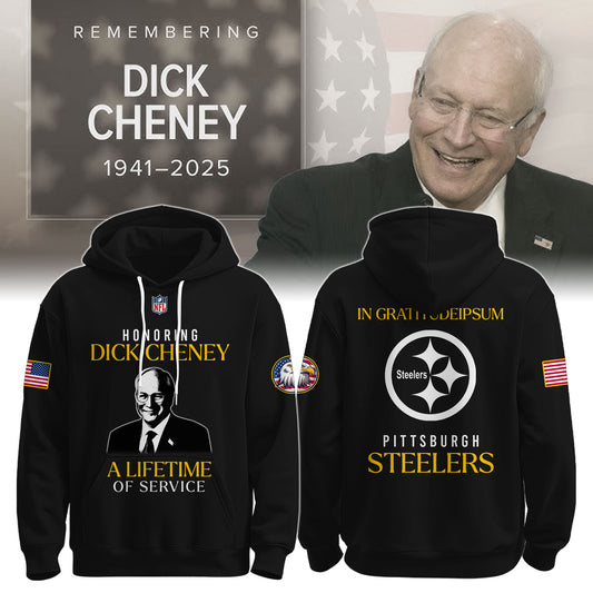 Pittsburgh Steelers “Dick Cheney Tribute Collection Hoodie Limited Release!”