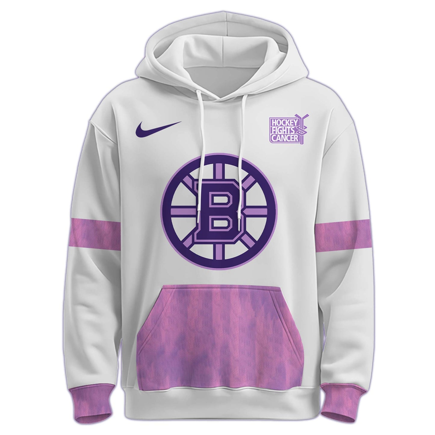 Boston Bruins x Hockey Fights Cancer Hoodie Limited Edition