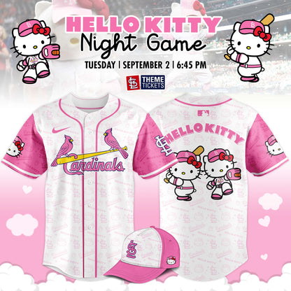 St. Louis Cardinals x Hello Kitty Night Game Limited Edition Jersey