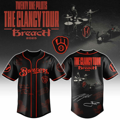 Baseball x Twenty One Pilots The Clancy World Tour� Jersey