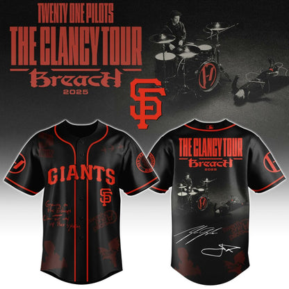 Baseball x Twenty One Pilots The Clancy World Tour� Jersey