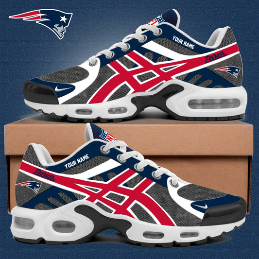 New England Patriots Personalized Air Max Plus Sneakers