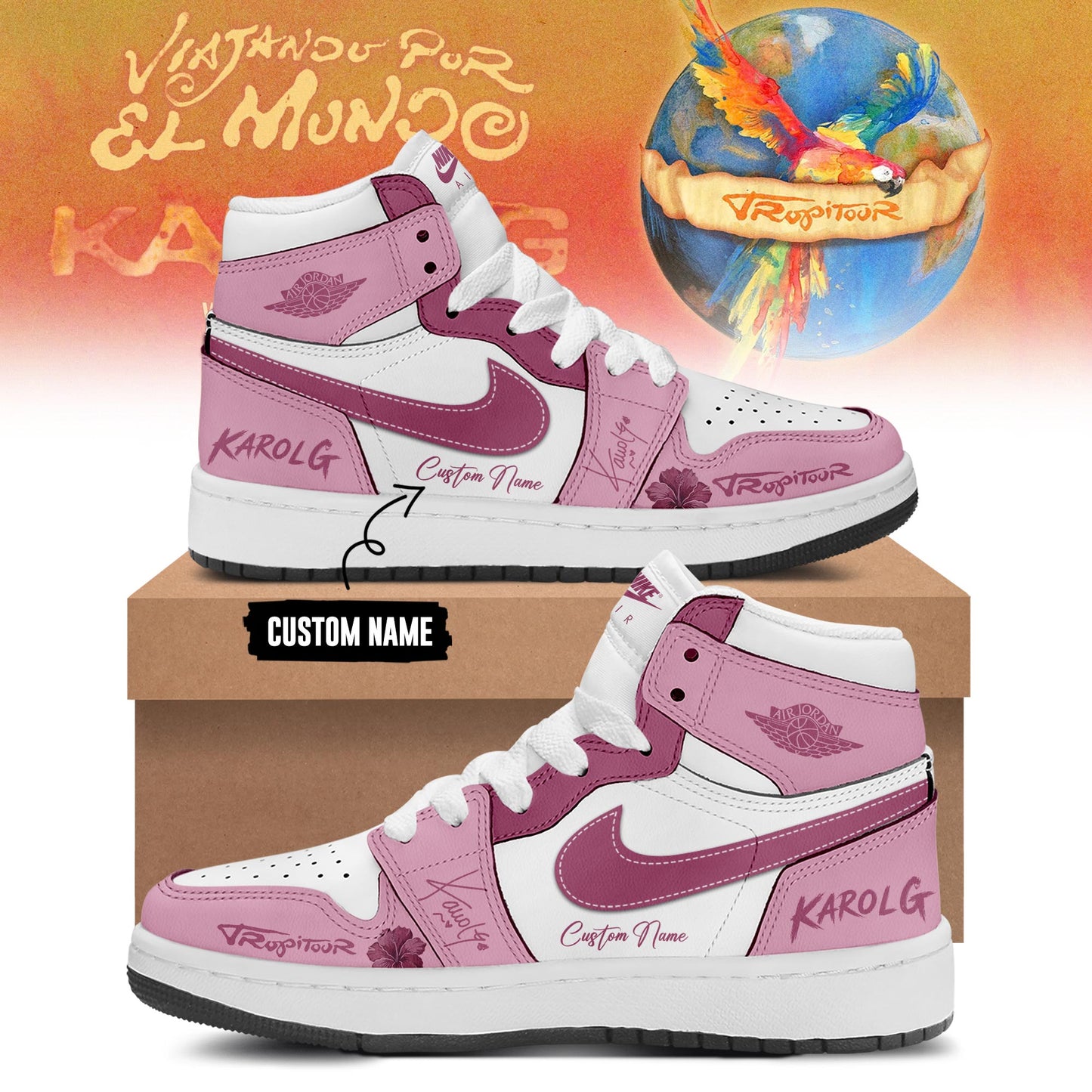 Viajando Por El Mundo Tropitour 2026 Limited Edition JD1 Shoes