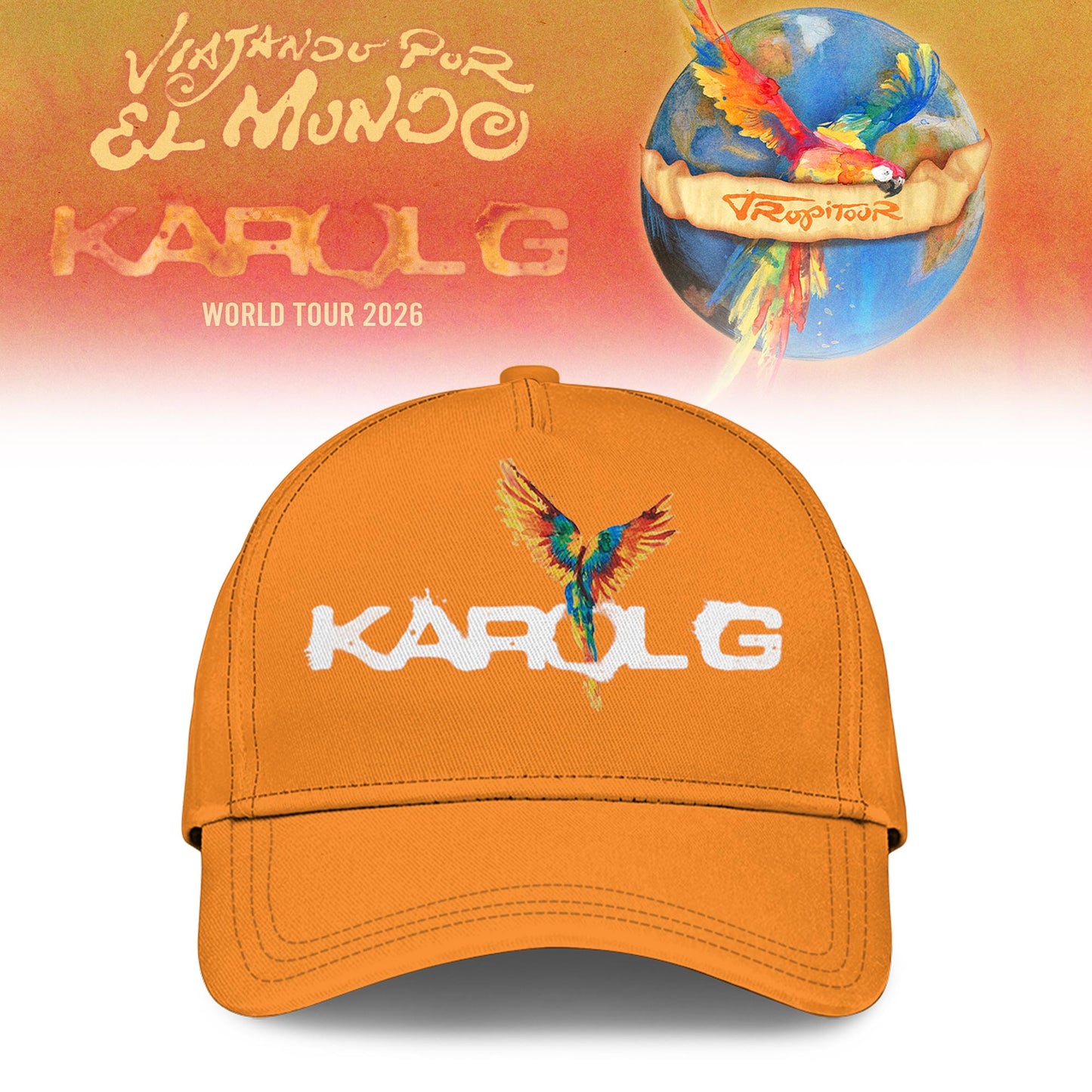 Viajando Por El Mundo Tropitour 2026 Limited Edition T-shirt