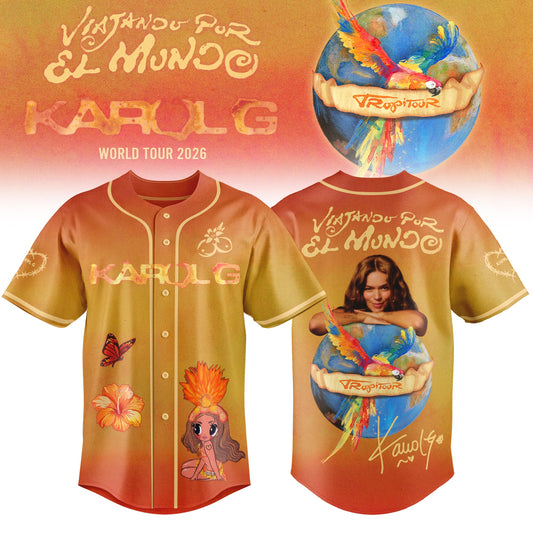 Viajando Por El Mundo Tropitour 2026 Limited Edition Jersey