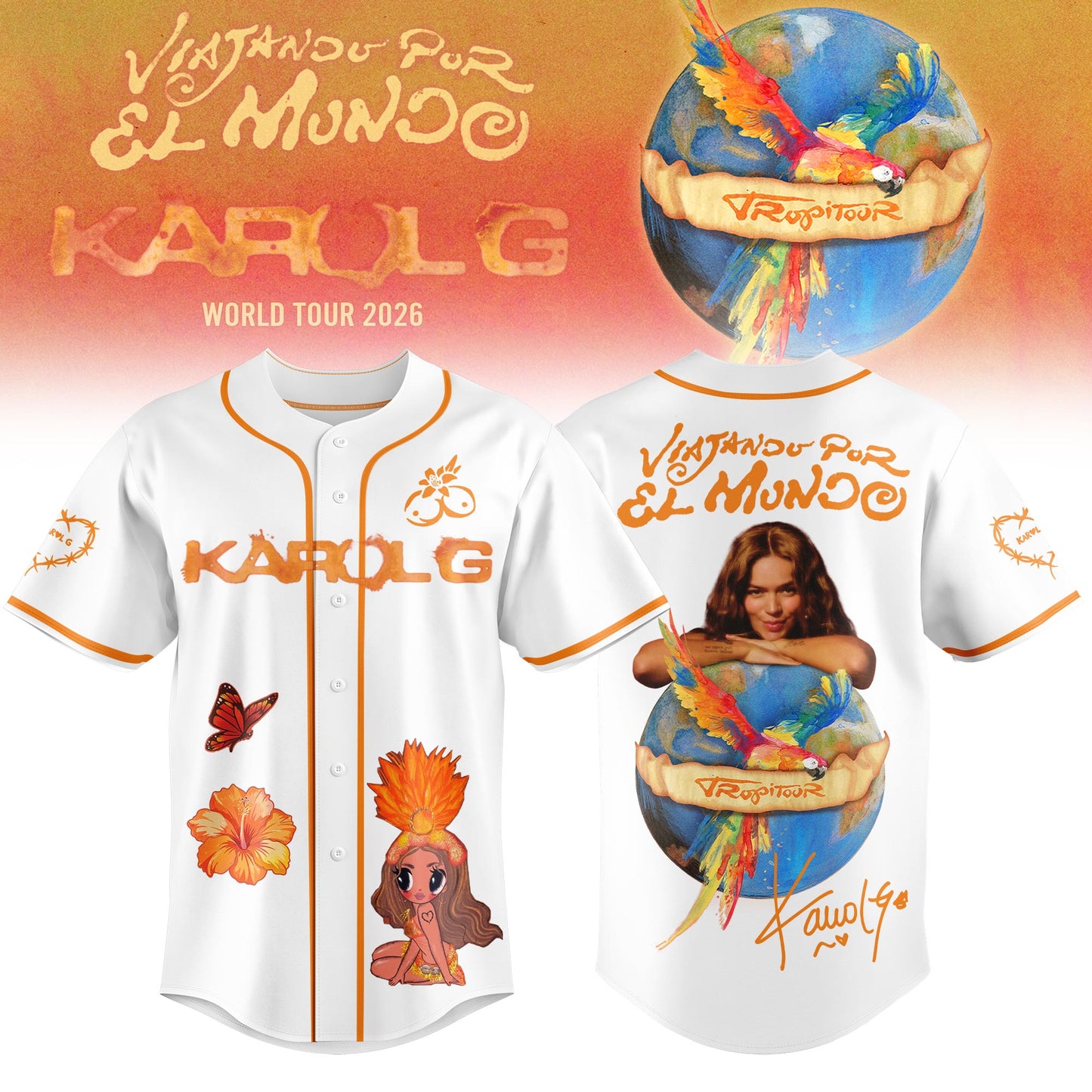 Viajando Por El Mundo Tropitour 2026 Limited Edition Jersey