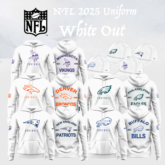 All Team NFL 2025 White Out Limited Edition Combo V2