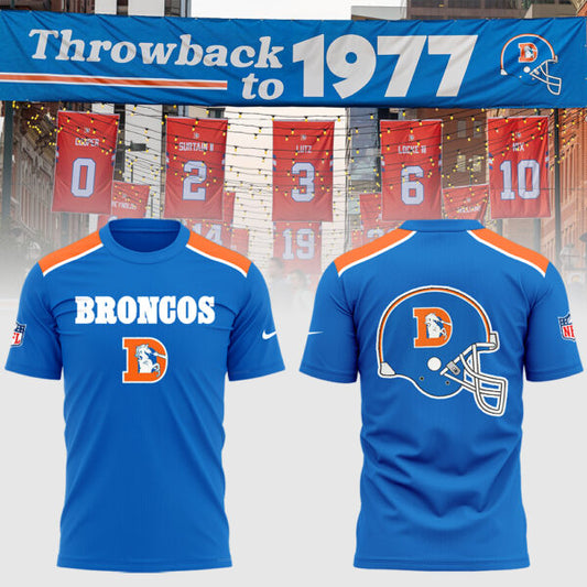 Denver Broncos NFL 2024 Limited Throwback To 77 T-Shirt
