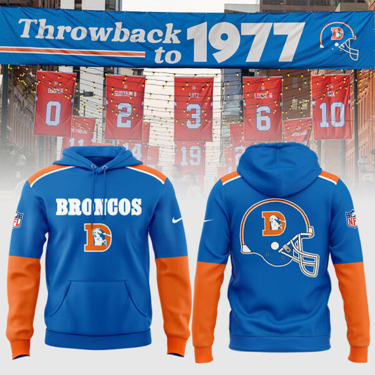 Denver Broncos NFL 2024 Limited Throwback To 77 Hoodie