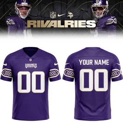 Limited Edition Minnesota Vikings Rivalries Football Jersey Custom Name And Number