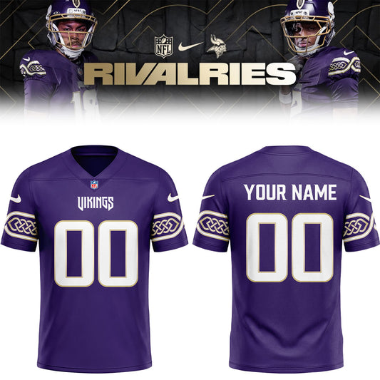 Limited Edition Minnesota Vikings Rivalries Football Jersey Custom Name And Number