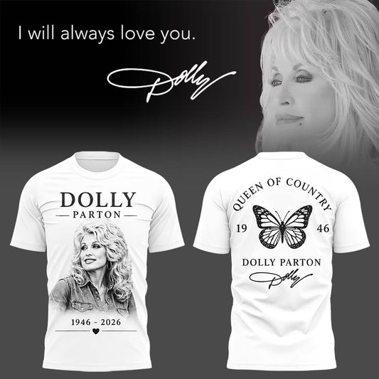 RIP Thank You Dolly - I Will Always Love You Limited Edition Combo T-Shirt