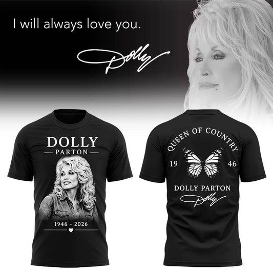 RIP Thank You Dolly - I Will Always Love You Limited Edition Combo T-Shirt