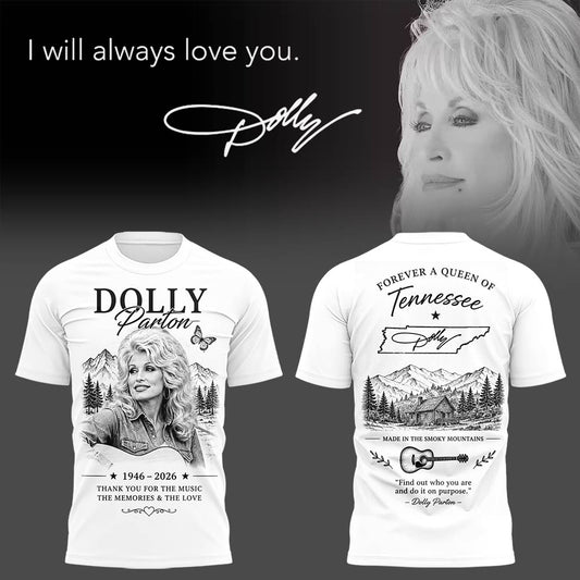 RIP Thank You Dolly - I Will Always Love You Limited Edition Combo T-Shirt