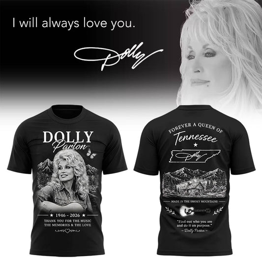 RIP Thank You Dolly - I Will Always Love You Limited Edition Combo T-Shirt