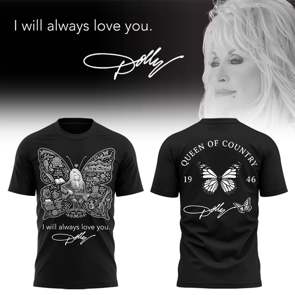 RIP Thank You Dolly - I Will Always Love You Limited Edition Combo T-Shirt
