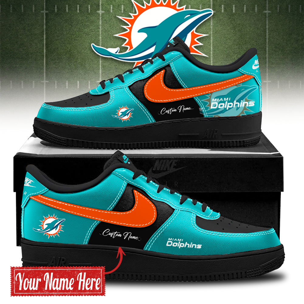 Miami Dolphins Special Edition AF1 Sneakers