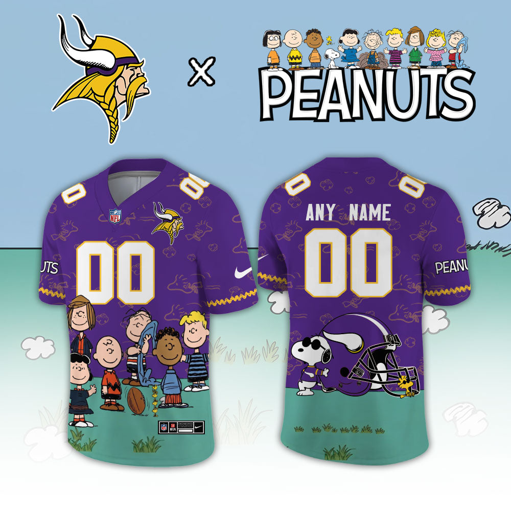 Minnesota Vikings x Peanuts 2026 Limited Football Jersey