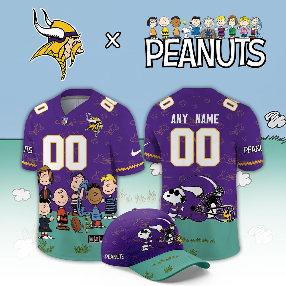 Minnesota Vikings x Peanuts 2026 Limited Football Jersey