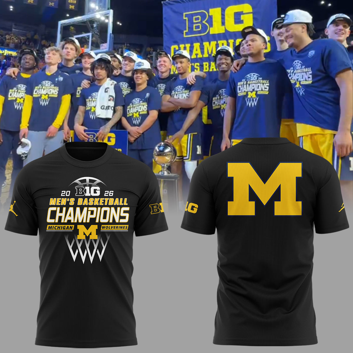 Limited Edition Michigan B10 MBB Champions Shirt