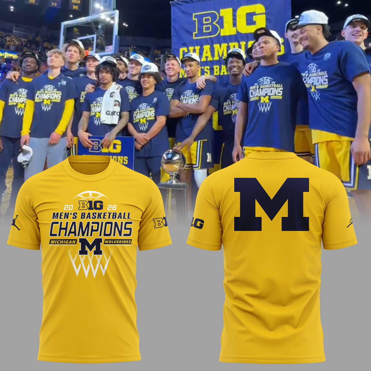 Limited Edition Michigan B10 MBB Champions Shirt