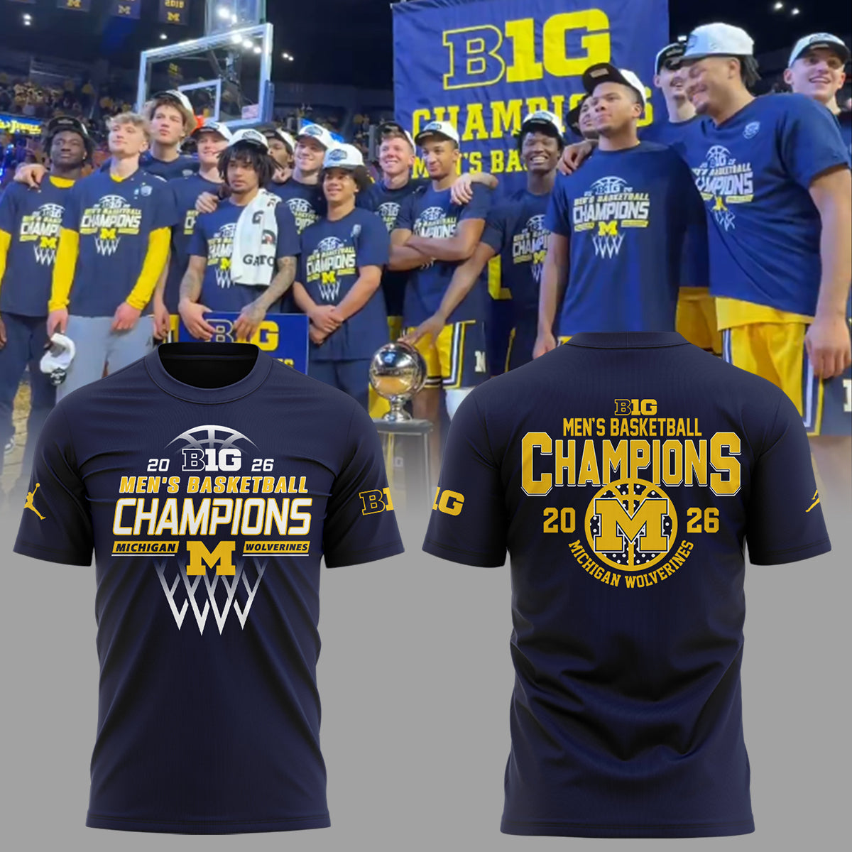 Limited Edition Michigan B10 MBB Champions Shirt
