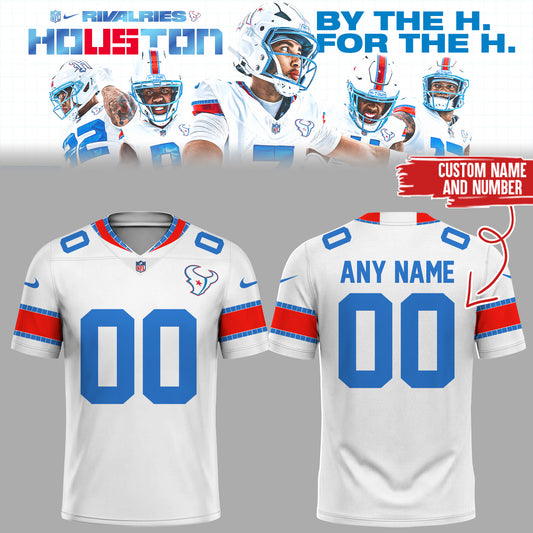 Houston Texans Rivalries Football 2026 Jersey Custom Name and Number