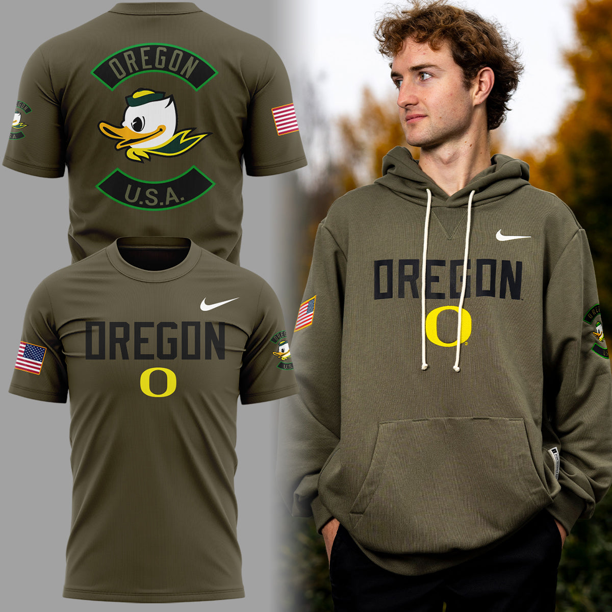 Limited Edition Oregon Military Appreciation TShirt