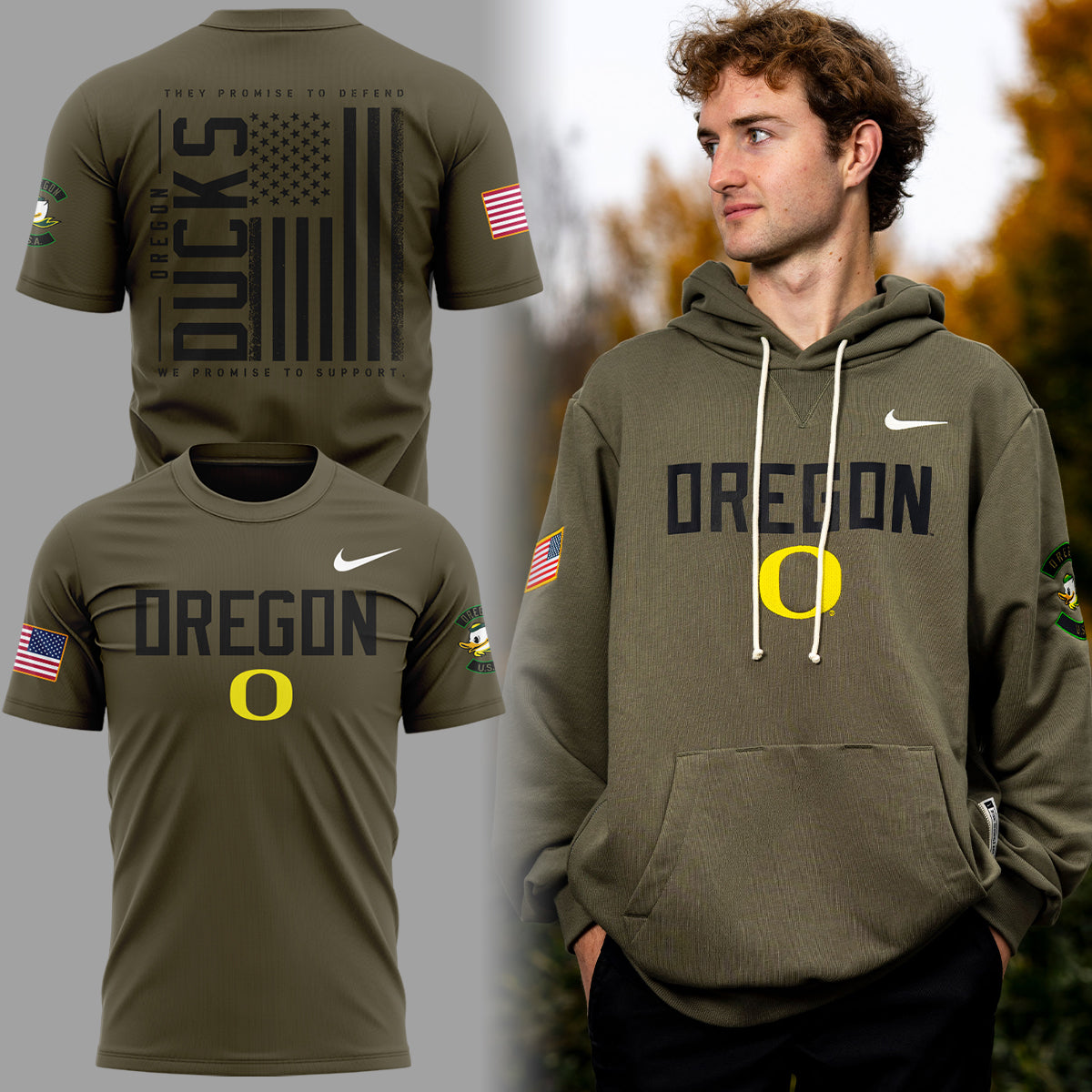 Limited Edition Oregon Military Appreciation TShirt