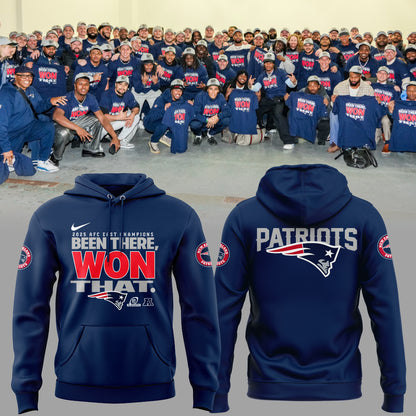 New England Patriots 2025 AFC East Champions Hoodie Limited Edition