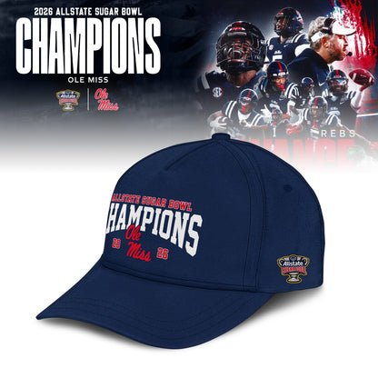Ole Miss Rebels 2026 Sugar Bowl Champions Hoodie
