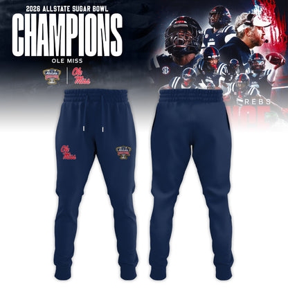 Ole Miss Rebels 2026 Sugar Bowl Champions Hoodie