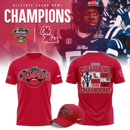 Ole Miss Rebels 2026 Sugar Bowl Champions T-shirt