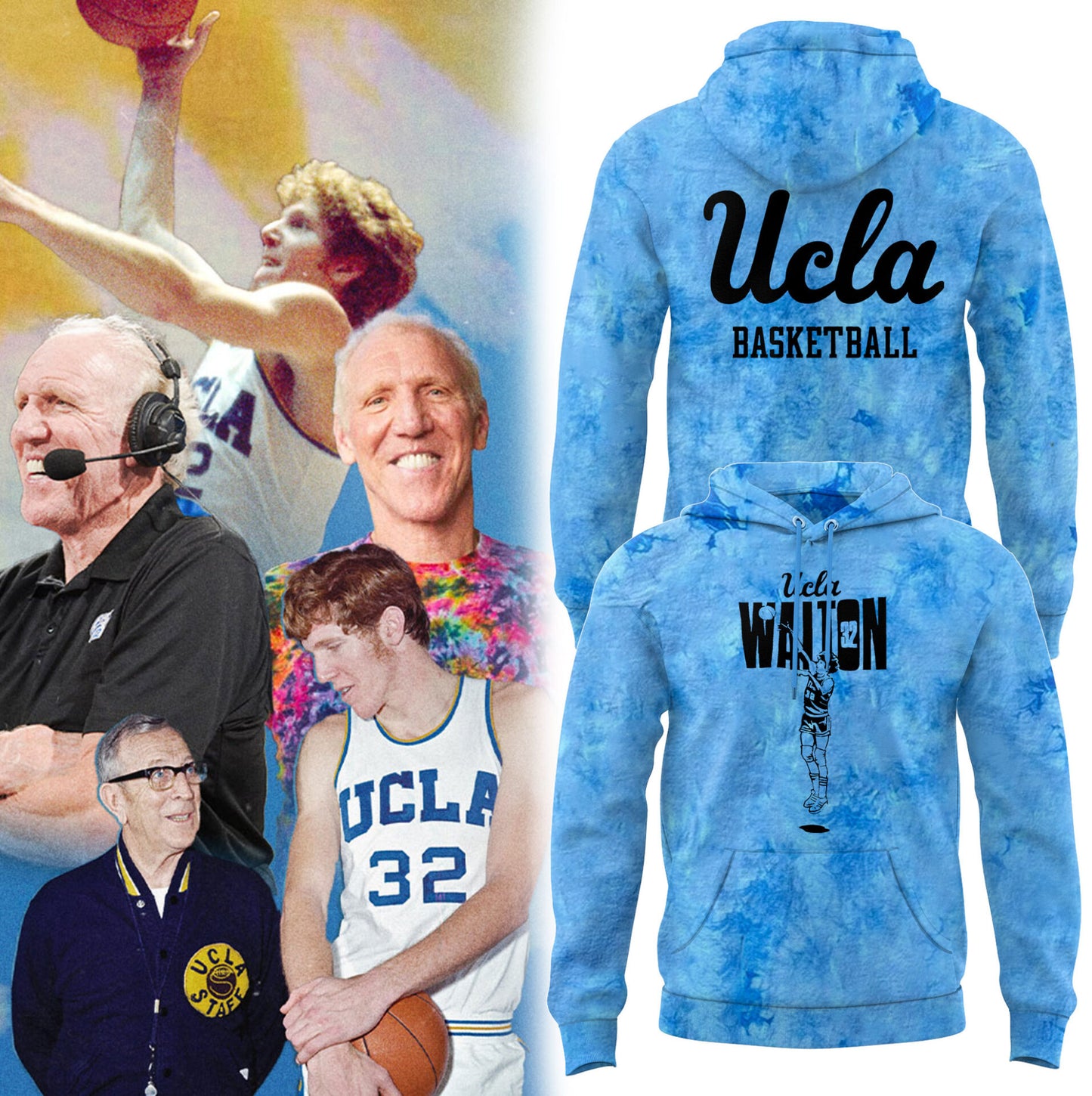 UCLA honors the late Bill Walton limited edition Hoodie