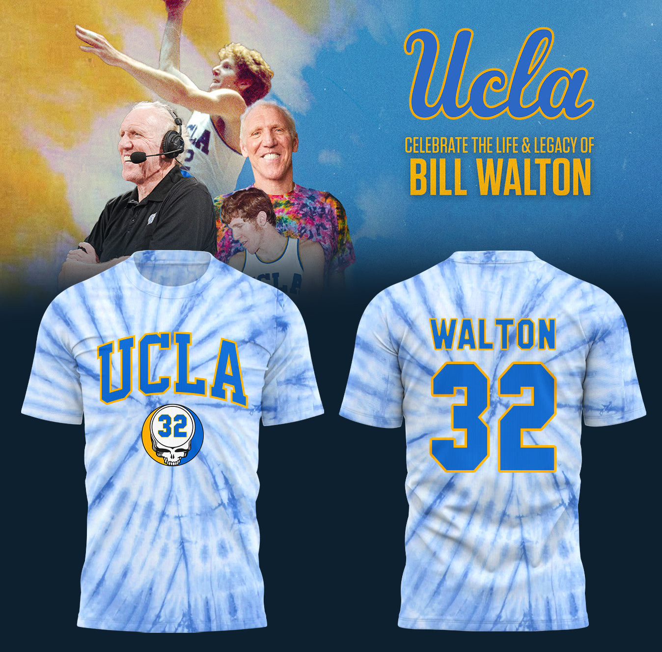 UCLA honors the late Bill Walton limited edition Shirt
