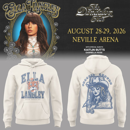 Auburn Tigers x Ella Langley – The Dandelion Tour 2026 Neville Arena Hoodie