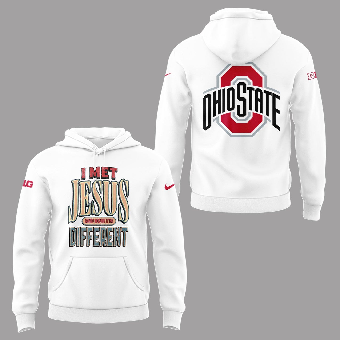 Back at Ohio State, J.T. Tuimoloau makes a statement in the ‘I MET JESUS AND NOW I’M DIFFERENT’ Hoodie