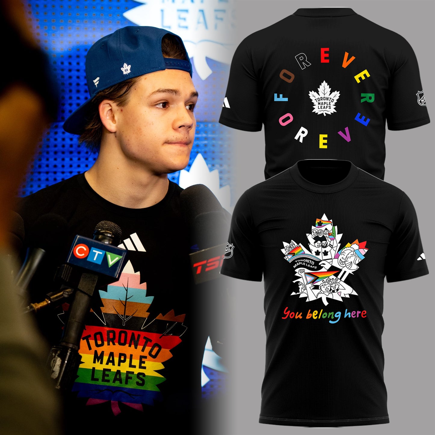Toronto Maple Leafs Limited Pride Night TShirt