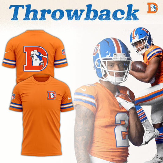 Denver Broncos NFL 2024 Limited Throwback To 77 T-Shirt
